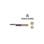 Öznur 2x1 mm Ttr 100 m Beyaz Kablo
