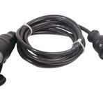 Öznur 3 x 1.5 mm 3 mt Siyah Tam Bakır Ttr Kablo