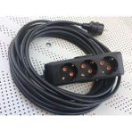 Öznur 3x2,5mm2 Nym Öznur-Koç Kablo (Antigron) 10MT 3lü Monofaze Uzatma Kablosu - Beyaz