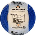 Öznur 4 mm Nya Mavi 100 m %100 Bakır Kablo