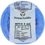 Öznur Kablo Güney Elektrik Kablosu 1x6 Nyaf 100MT - 100 m