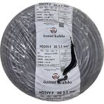 Öznur Kablo ÖZNUR 50MT 3X2,5MM TTR BAKIR ELEKTRİK KABLOSU SİYAH