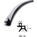 Öznur Kauçuk Pvc Kaucuk Conta Pak - 05 Gri Kaplama - 50 Metre