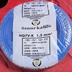 Öznur NYAF 1.5 mm 100 m Kırmızı Kablo