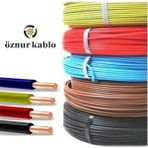 Öznur Pınn Global 2,5mm Nya Kablo (20 Metre) - Kahverengi