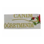Özpak Canım Öğretmenim Hediyelik Havlu 50x80 cm. Kutulu Hediye Havlu