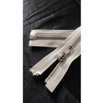 Ozpas Fermuar Metal Diş Gri 72cm