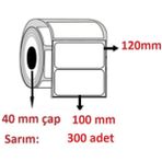Özsaraç Etiket 100X120 EKO TERMAL Etiket ( 250 Lü ) 5 RULO 1250 ADET
