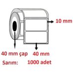 Özsaraç Etiket 10X40 Eco Termal Etiket (1000 Li) 10 rulo 10000 adet