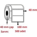 Özsaraç Etiket 40X100 Eco Termal Etiket( 500LÜ ) 15 RULO 7500 ADET