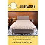 ozsheepwools Yazlık İnce Battal Boy King Size Yün Yorgan %100 Merinos Kuzu Yünü %100 Pamuk Kumaş Dolgu1.7 kg