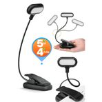 Ozsport Kitap Okuma Ledli Klipsli Mini Kitap Okuma Lambası Mandallı Pille Çalışan Işık Masa Lambası Kitap Okuma Işığı 013