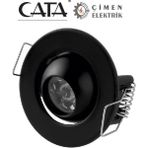 Özssay Cata Ct 5268 1.5W Siyah Kasa LED Spot 3200K Gün Işığı