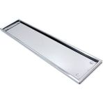 Özssay Krom Plakalık Yazısız 53X12CM 1 Adet - Belirtilmemiş