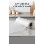 Özssay Şeffaf Kaydırmaz Dolap Içi Raf Örtüsü 45X300 cm Koruyucu Pvc