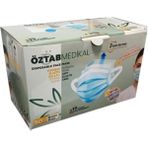 ÖzTab Medikal Cerrahi Yüz Maskesi - Elastik Kulaklıklı - Beyaz - 50 Adetlik Paket
