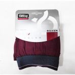 Öztaş 1717 Erkek Likralı Boxer Külot - Bordo