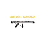 OZTEK Demmon 60 Cm Çakar Led Sarı + Sarı Çakar Lamba 15 Fonksiyonlu