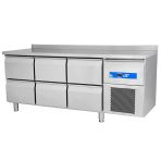 Öztiryakiler 79E3.37LMV.02 6 Çekmeceli Yatay Tip Derin Dondurucu, Tag 370 Lmv, 304 Kalite