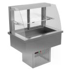 Öztiryakiler 7ETA.22C09.SS Ankastre Mini Self Servis Soğuk Teşhir Dolabı,90 Cm,Eta-22c09 Model