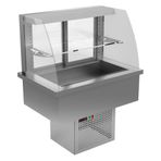Öztiryakiler 7ETA.22C12.SS Ankastre Mini Self Servis Soğuk Teşhir Dolabı,120Cm,Eta-22c12 Model