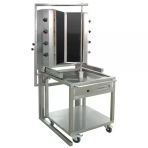 Öztiryakiler 8859.GUD44.CVA Gazlı Döner Ocağı, Arabalı, 8 Radyanlı, Camlı, 44 Gud Cva