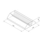 Öztiryakiler Orta Tip Filtreli 350x250 cm Davlumbaz
