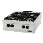 Öztiryakiler OSOG 8090 P Dörtlü 40 Kw 80x90x30 cm Set Üstü Gazlı Ocak