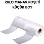 Öztürk Ambalaj Rulo Hışır Manav Poşeti Küçük Boy 150'li Şeffaf Plastik Malzeme ile Dayanıklı Kullanım