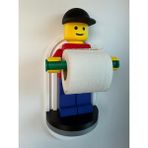 ÖZTÜRK MAKİNE Tuvalet Kağıdı Tutucu Tuvalet Kağıtlığı Şapkalı Model - Büyük Boy -lego Adam Tuvalet Kağıdı Tutucu