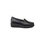 Öztürk Napa Shoes Kadın Hakiki Deri Sıkıştırılmış Köpük Taban Rahat Ultra Hafif Günlük Dolgu Topuk Ayakkabı, Siyah, 36, PRA-12844495-733425