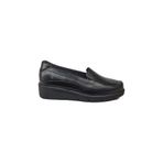 Öztürk Napa Shoes Kadın Hakiki Deri Sıkıştırılmış Köpük Taban Rahat Ultra Hafif Günlük Dolgu Topuk Ayakkabı, Siyah, 37, PRA-12844495-733425