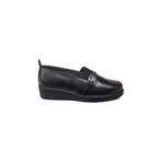 Öztürk Napa Shoes Kadın Hakiki Deri Sıkıştırılmış Köpük Taban Rahat Ultra Hafif Günlük Dolgu Topuk Ayakkabı, Siyah, 41, PRA-12844498-472295