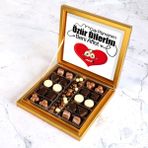 Özür Dilerim Hediyesi Kahve Drajeli Special Çikolata 290g (Gold Kutu)
