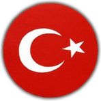 Ozy Türk Bayrağı Sticker Yuvarlak ( 4,5Cm Çap )