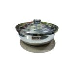 ÖZYETİŞEN METAL Büyük Boy 50 Cm 24 Lt Alüminyum Salça Aşure Yahni Kavurma Sos Helvane Tenceresi Kazanı