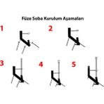 OZYSTOVE Füze Pelet Sobası