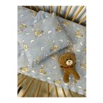 Ozz Baby %100 Pamuk , 80x120 Park Beşik ,Anne Yanı Beşik Hayvan Temalı, Fermuarlı, Bebek Nevresim Takımı