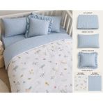 Ozz Baby Anne Yanı ; Park Beşik Bebek Çocuk Nevresim Takımı 80X120LASTİKLİ Çarşaf 70X120 Yastık Kılıfı 35X45 Kırlent 35X35 %100 Cotton - Beyaz - Mint Yeşili - Pembe - 80 x 120 cm