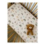 Ozz Baby ANNE YANI PARK BEŞİK YATAK %100 PAMUK BEBEK LASTİKLİ ÇARŞAF (70X120X16CM)