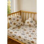 Ozz Baby Bebek beşik,anne yanı,park beşik ;Yeni doğan100x150 nevresim Takımı%70 Pamuk%30polyemid