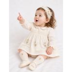 Ozz Baby Prenses Gül Rüyası Yeni Doğan Kız Bebek 3-6 Ay Özel Gün Kıyafeti Elbise Şort ,bandana, Çorap, Ayakkabı ( Kutulu) 5 Li Set - 3 - 6 Ay - Organic