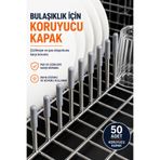 ozzen Bulaşıklık Sepet Teli Koruyucu Kapak – Pas ve Çizik Önleyici (50 Adet)