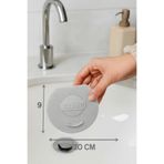 Ozzen Gri Lavabo Kötü Koku Giderici Önleyici Silikon Mat Sızdırmaz Lavabo Tıkacı Lavabo Tıpası
