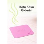 ozzen PEMBE Kötü Koku Böcek Önleyici Silikon Mat Banyo Mutfak Lavabo Balkon Gider Tıpası Kapağı