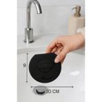 ozzen SİYAH Lavabo Kötü Koku Giderici Önleyici Silikon Mat Sızdırmaz Lavabo Tıkacı Lavabo Tıpası