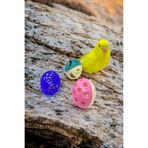 ozzipetshop Kuş Topu - Zlili Kuş Oyun Topu 3 Adet