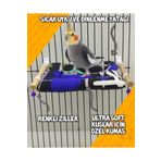 ozzipetshop Sultan Papağanı Sıcak Uyku Ve Dinlenme Tünekli Yastık Süpriz Hediyeli