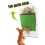 ozzipetshop Tavsan Dostlarimiz Icin Yonca Cayir Otu Koymak Icin Kafese Asilan Ot Torbasi