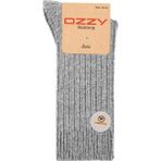 Ozzy Socks 1 Çift Kışlık Gri Erkek Lambswool Yünlü Uyku Çorabı Soft Touch - 0GH-Gri - 40 - 44